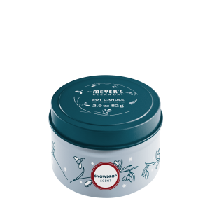 Snowdrop Tin Candle